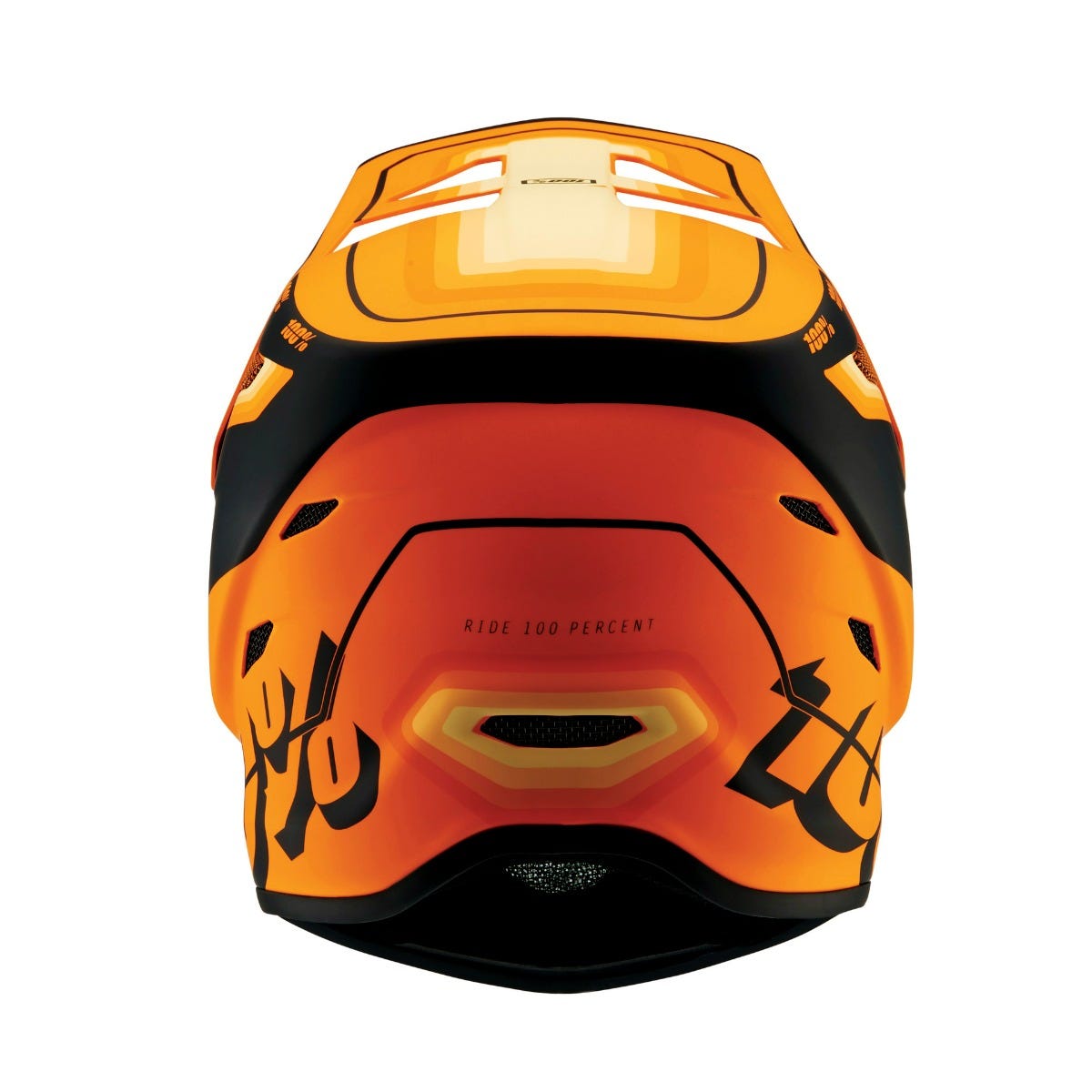 100% Status Youth Full Face Helmet Topenga Orange/Black