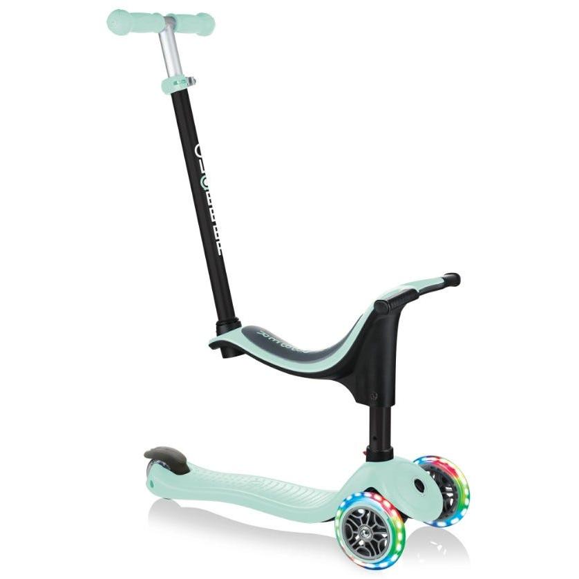 Globber Go Up Sporty with Lights Mint