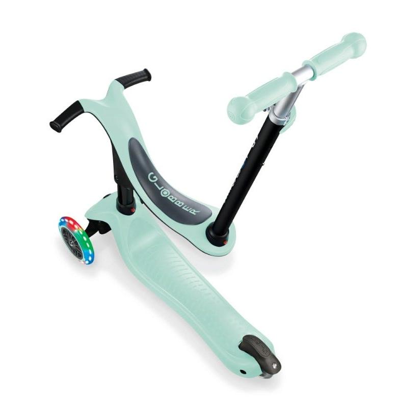 Globber Go Up Sporty with Lights Mint