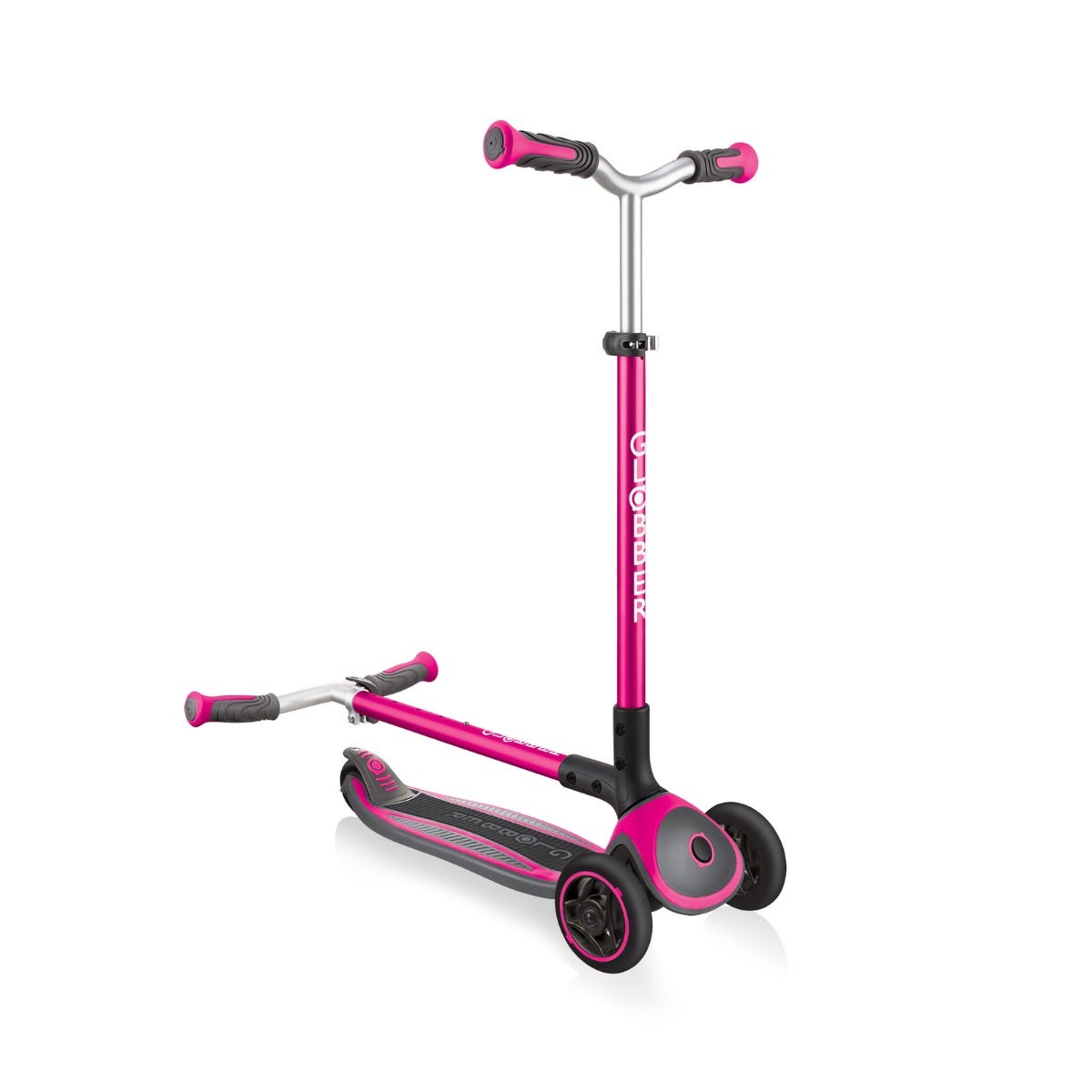 Globber Master Foldable 3 Wheel Kids Scooter Pink