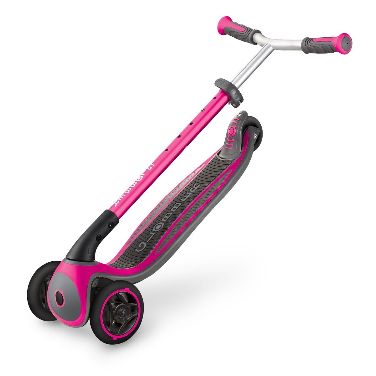 Globber Master Foldable 3 Wheel Kids Scooter Pink