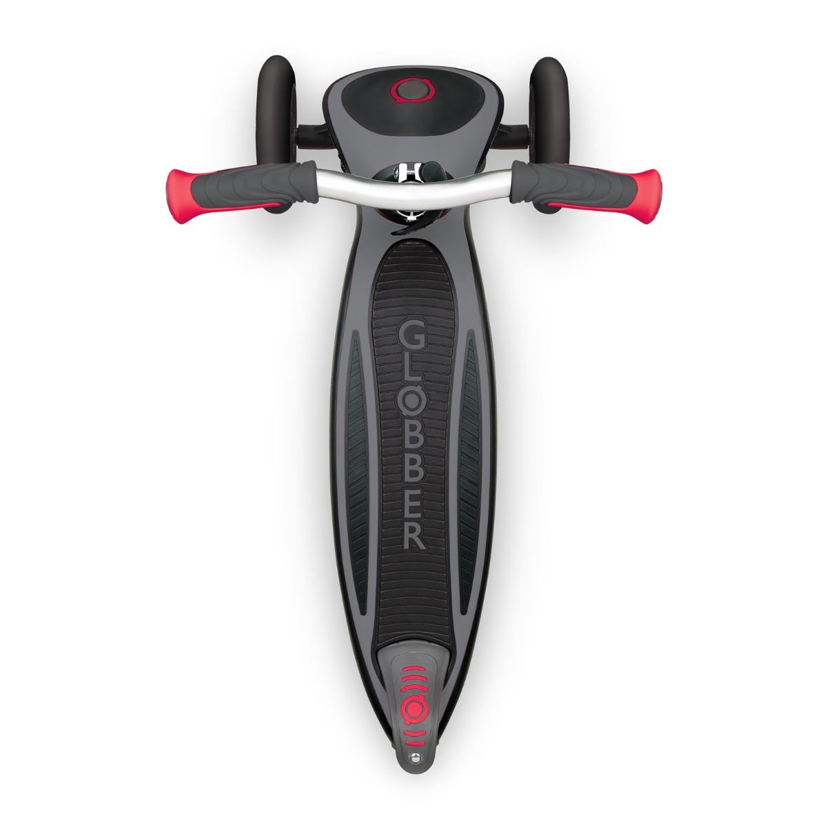 Globber Master Foldable 3 Wheel Kids Scooter Black/Red