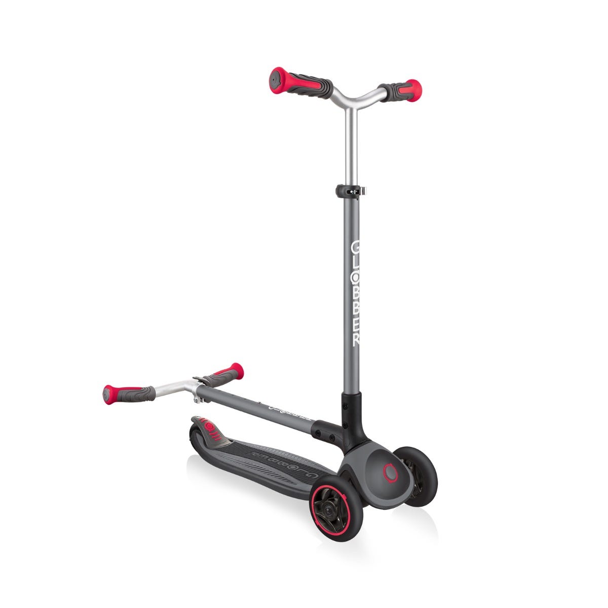 Globber Master Foldable 3 Wheel Kids Scooter Black/Red