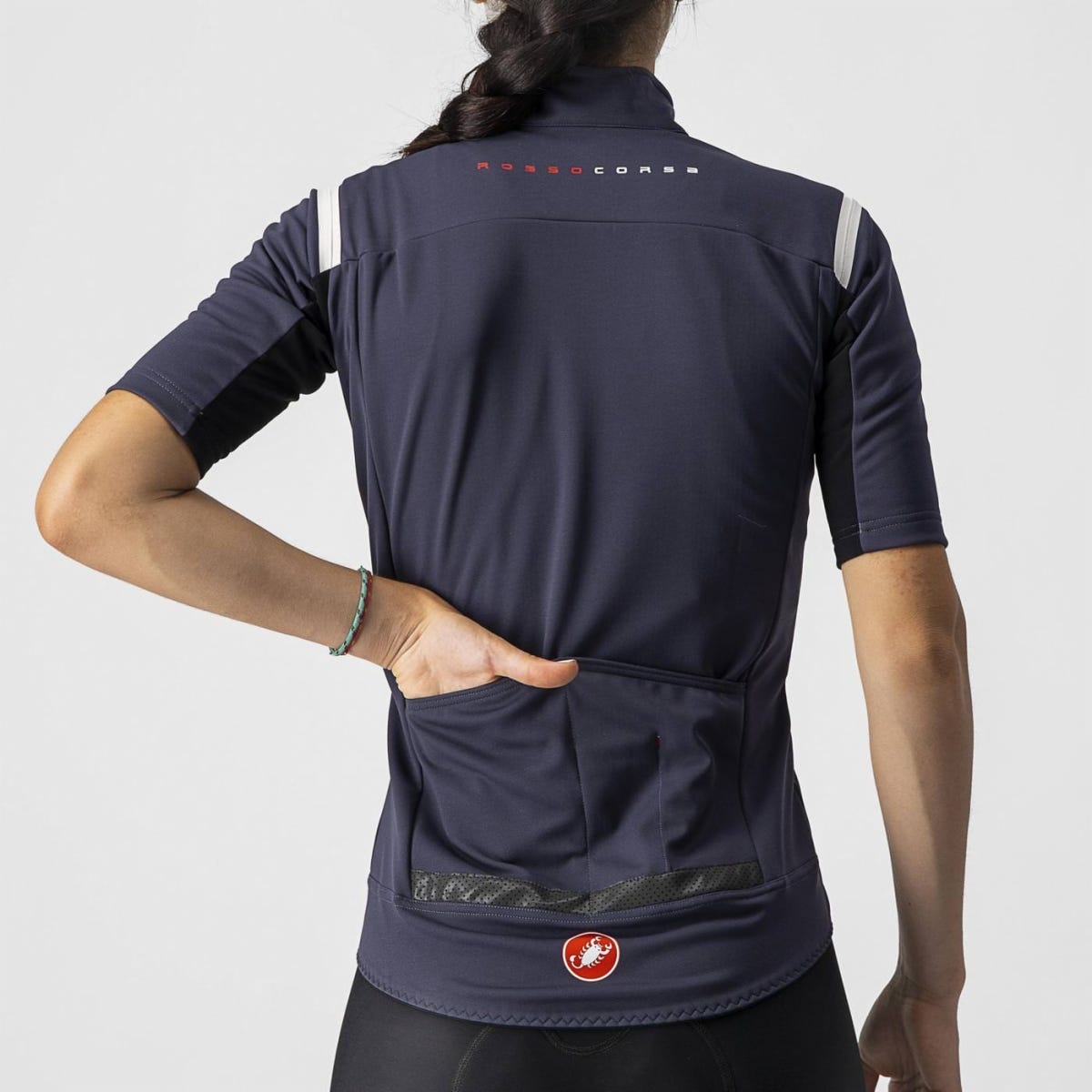 Castelli Gabba Rosso Corsa Women's Jersey Steel Blue