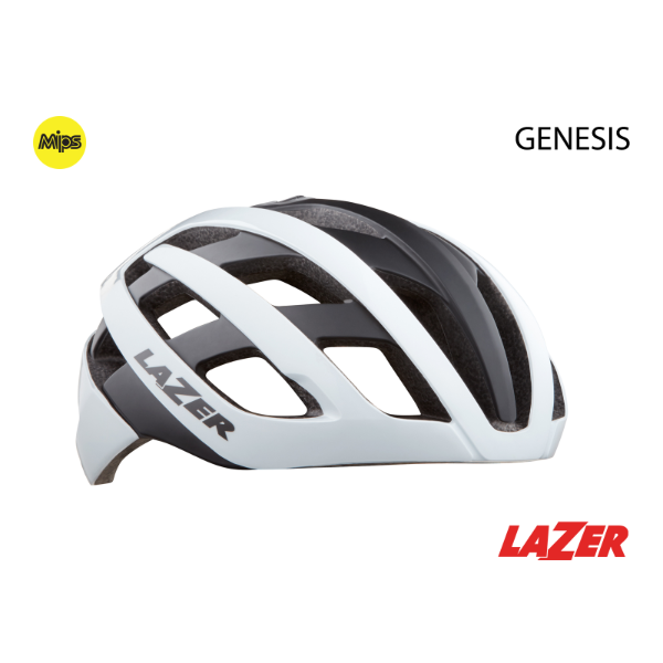 Lazer Genesis MIPS Helmet Chrome - White