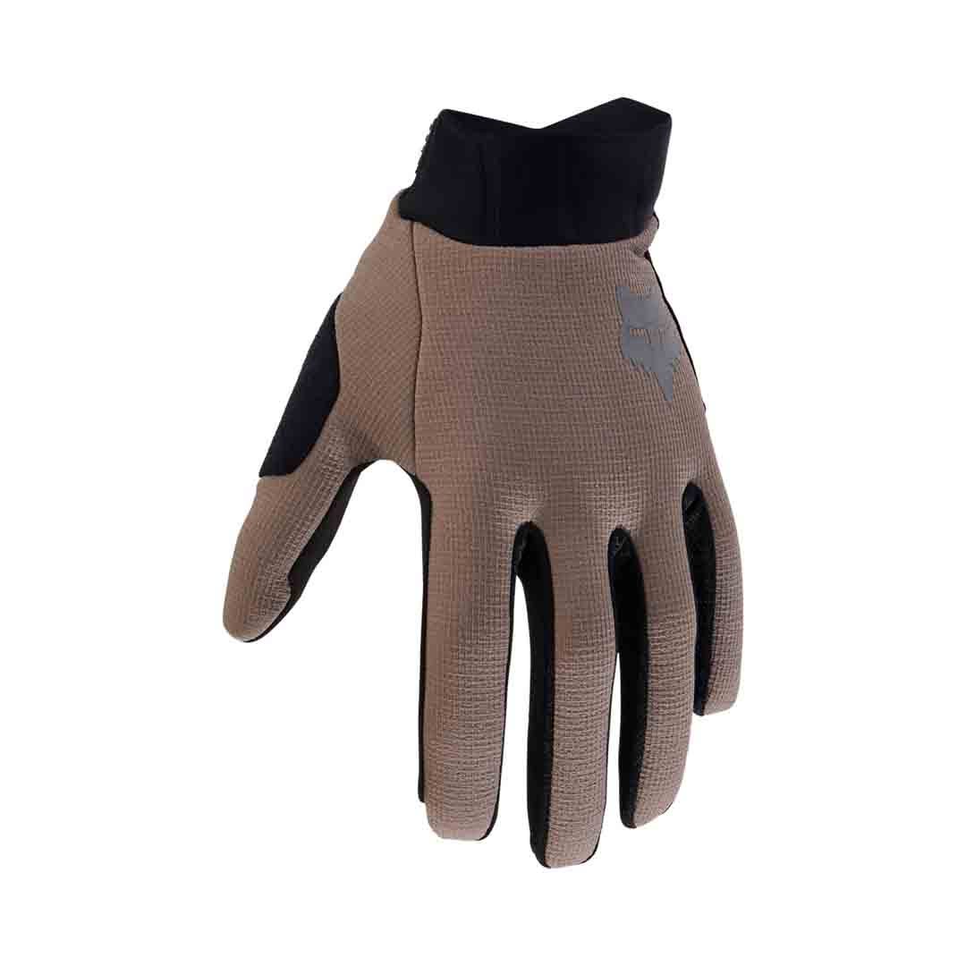 FOX Defend Full Finger Lunar Fire Gloves Adobe Red 2023