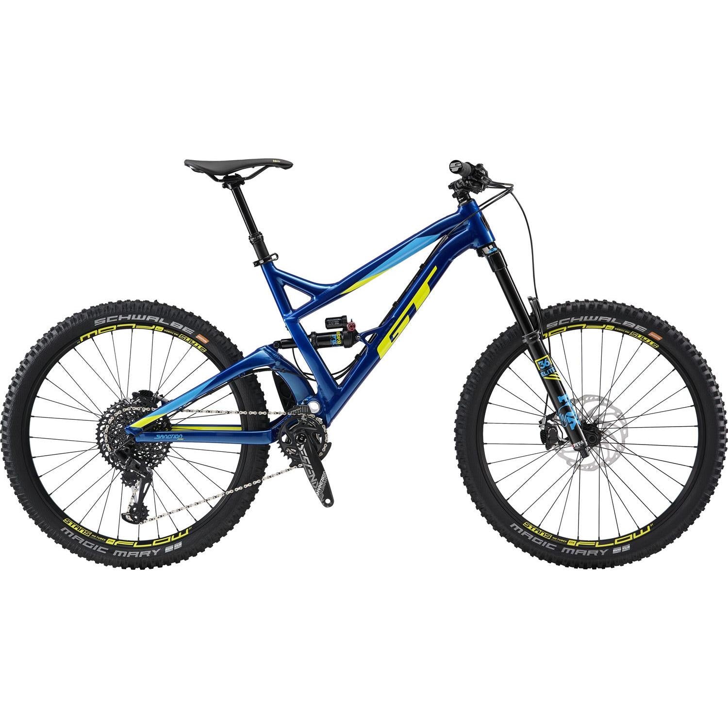 GT Sanction Pro Mountain Bike 27.5 Inch Blue (2019)