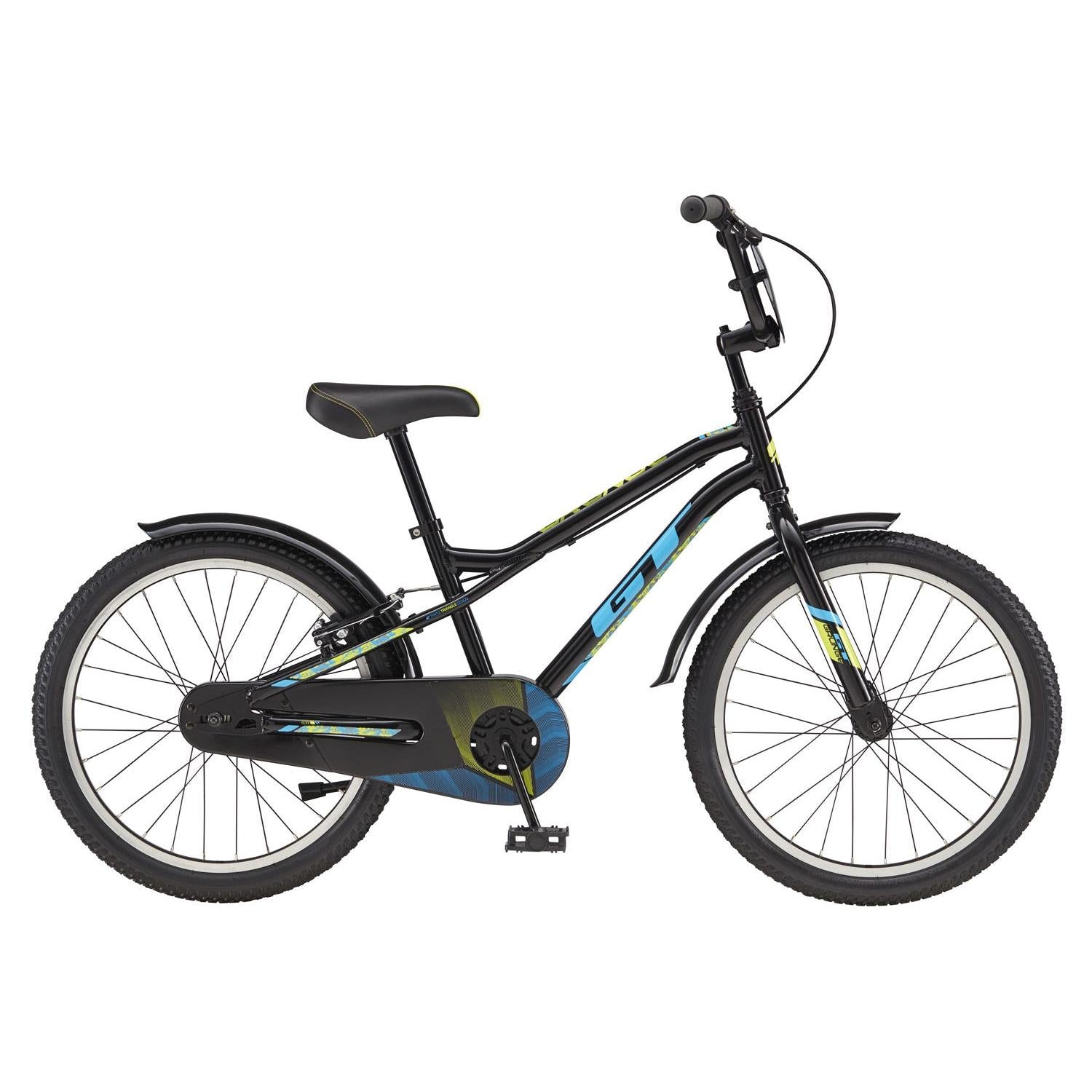 GT Grunge Kids Bike 20 Inch Black/Cyan (2019)