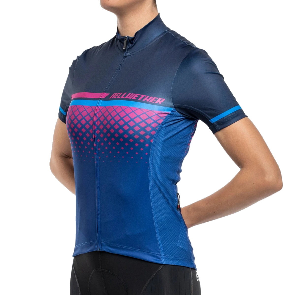 Bellwether Gradient Short Sleeve Women's Jersey Navy