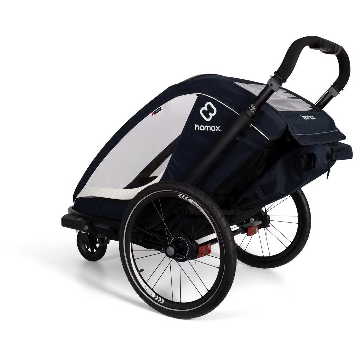 Hamax Breeze Two Child Trailer Navy