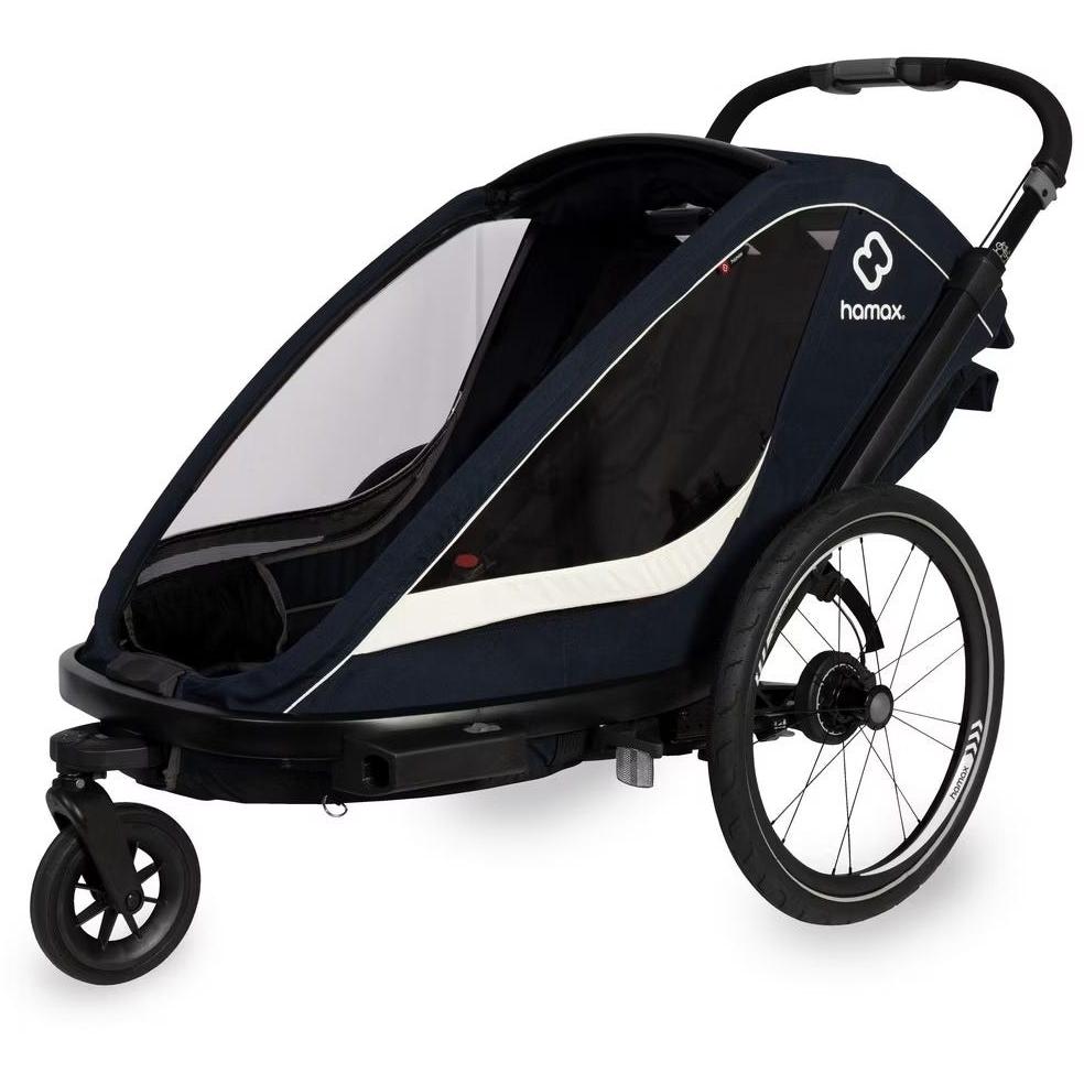 Hamax Breeze Two Child Trailer Navy