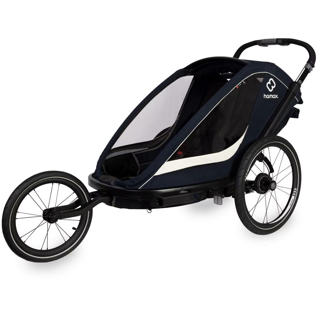 Hamax Breeze Two Child Trailer Navy