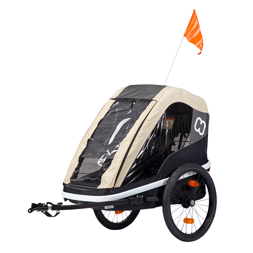 Hamax Avenida One Trailer For 1 Child Coffee
