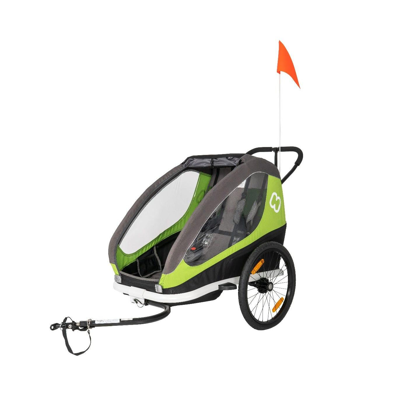 Hamax Traveller Trailer Green/Grey