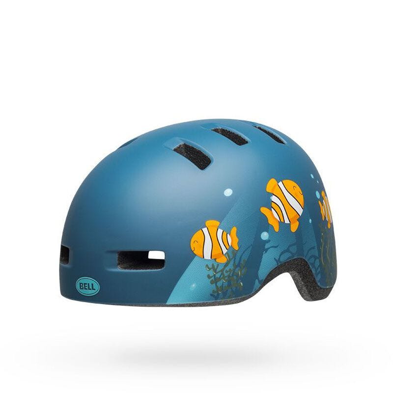 Helmets Bell Lil Ripper Clown Fish Gray/Blue