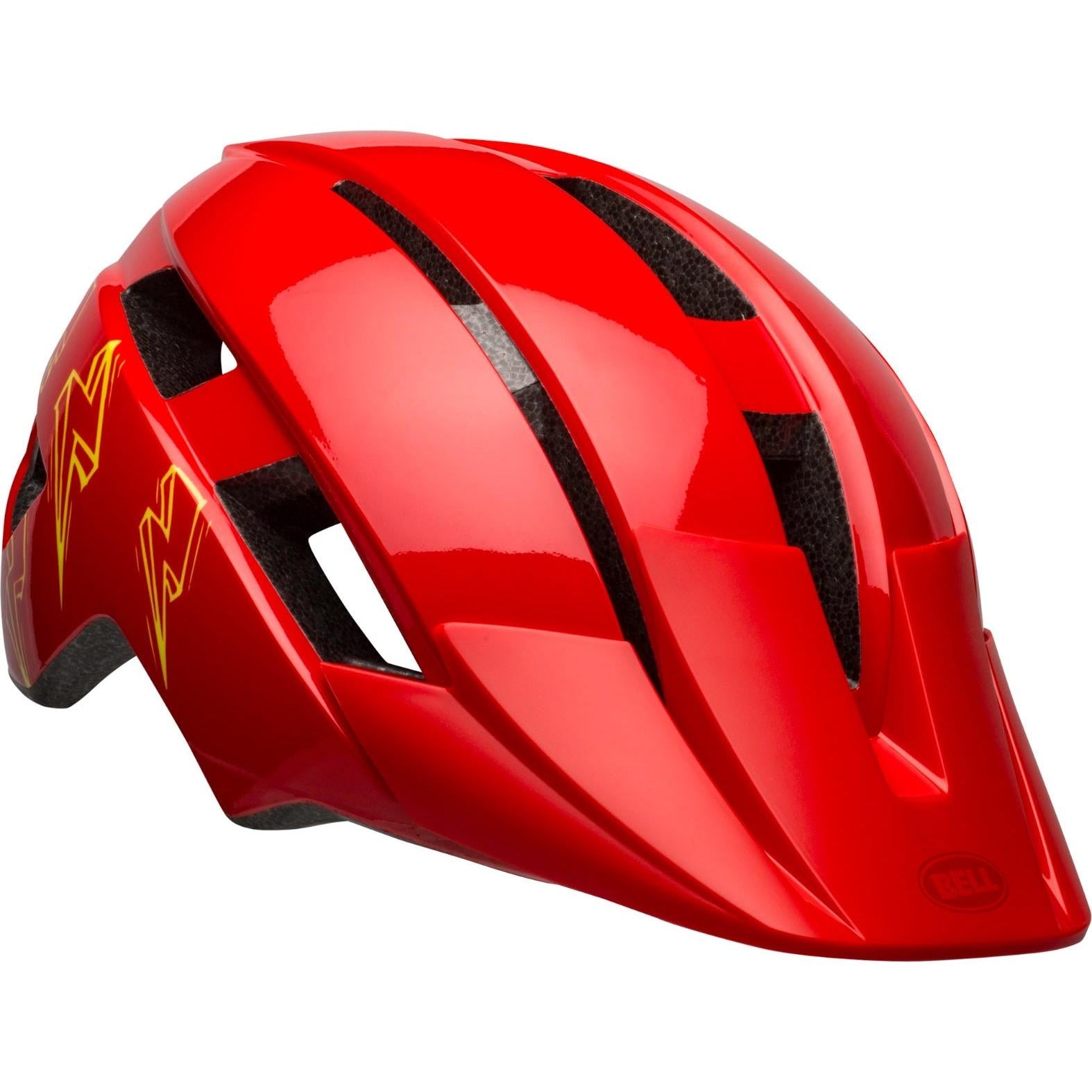 Bell Sidetrack II Kids Helmet Red Bolts