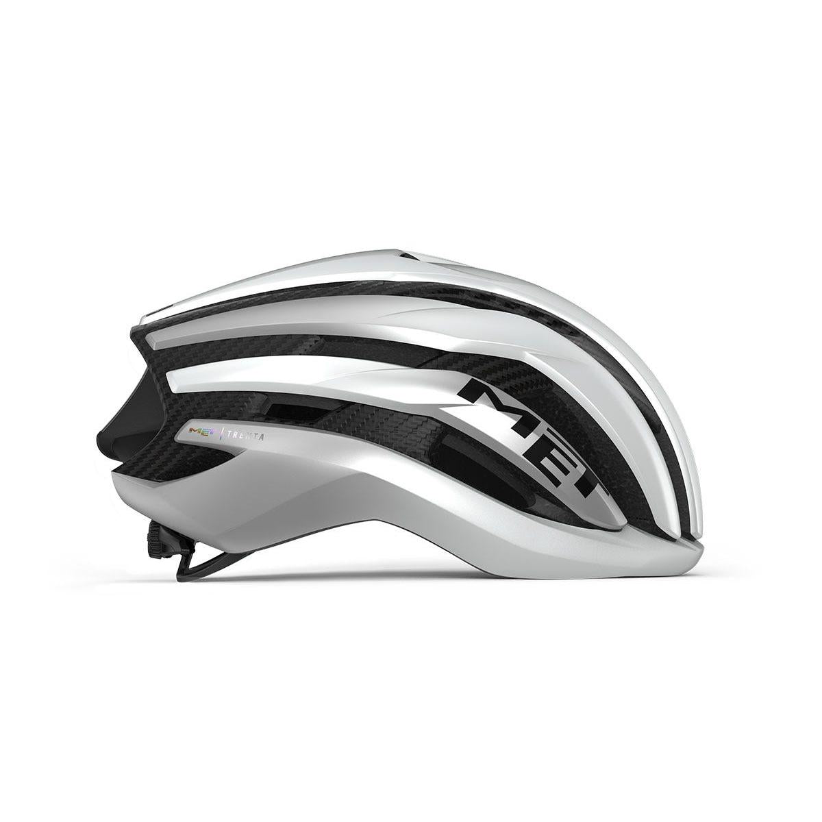 MET Trenta 3K Carbon MIPS Road Helmet White/Silver