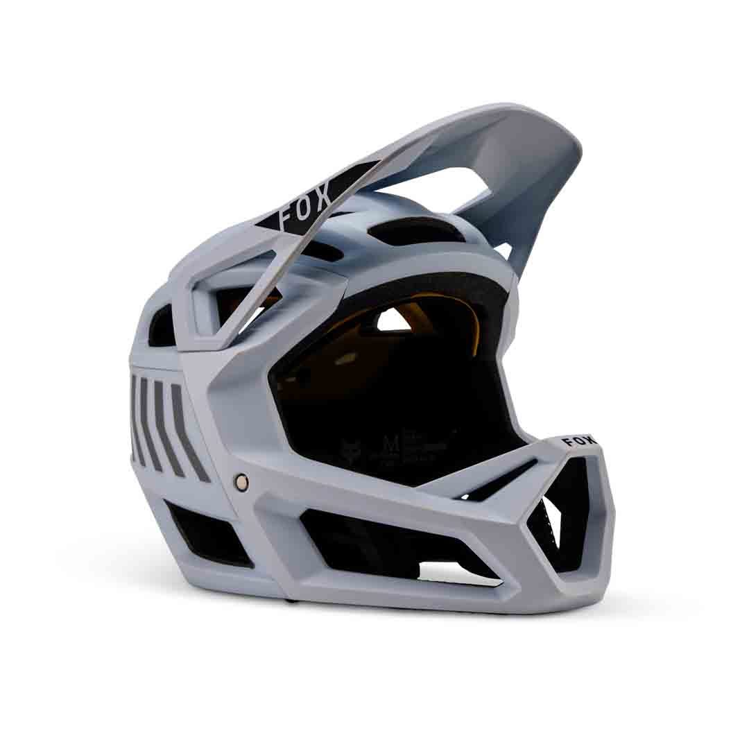 FOX Proframe Race Energy Fullface Helmet White 2024