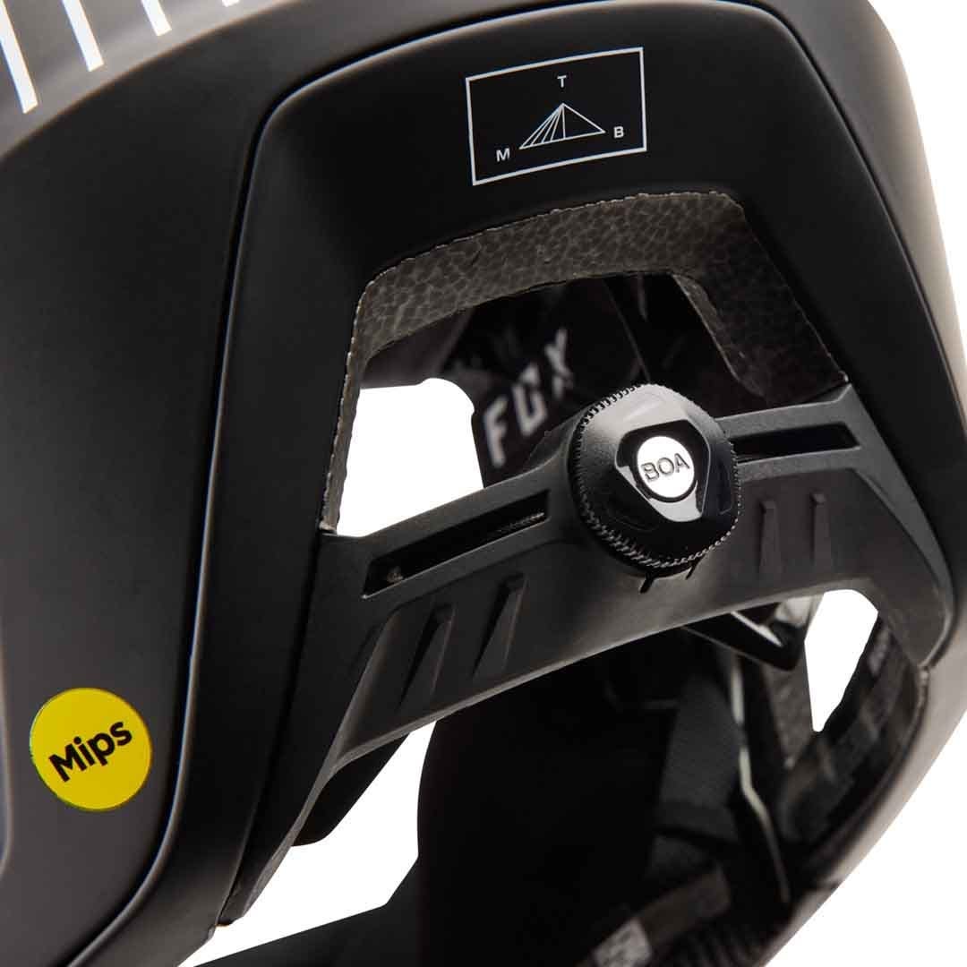 FOX Proframe RS Mash AS Fullface Helmet Black/White