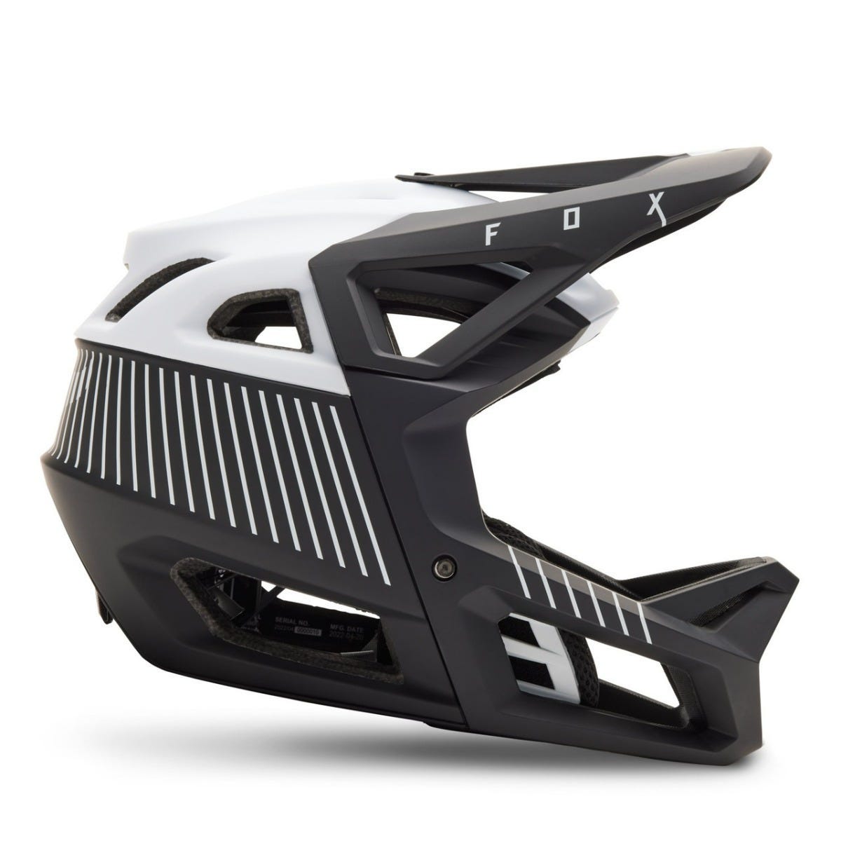 FOX Proframe RS Mash Fullface Helmet Black/White 2023