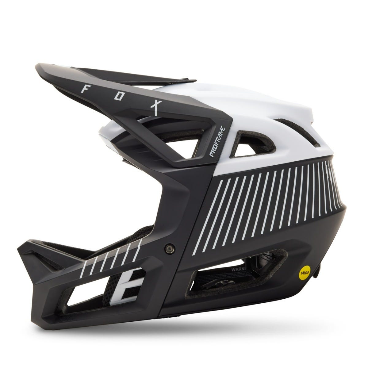 FOX Proframe RS Mash Fullface Helmet Black/White 2023