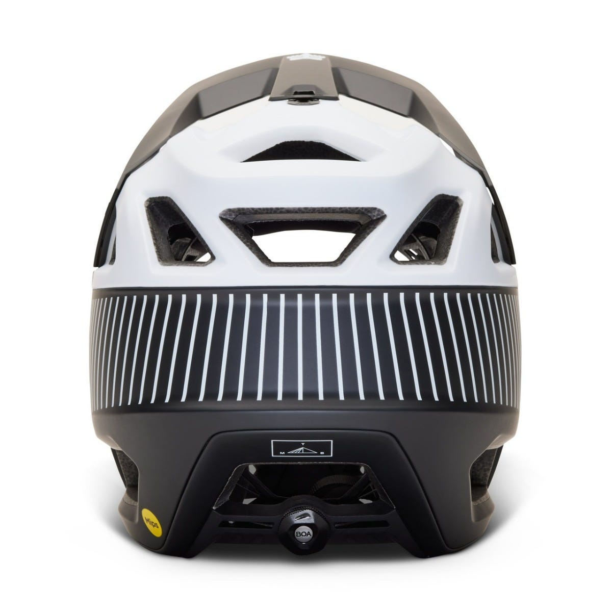 FOX Proframe RS Mash Fullface Helmet Black/White 2023