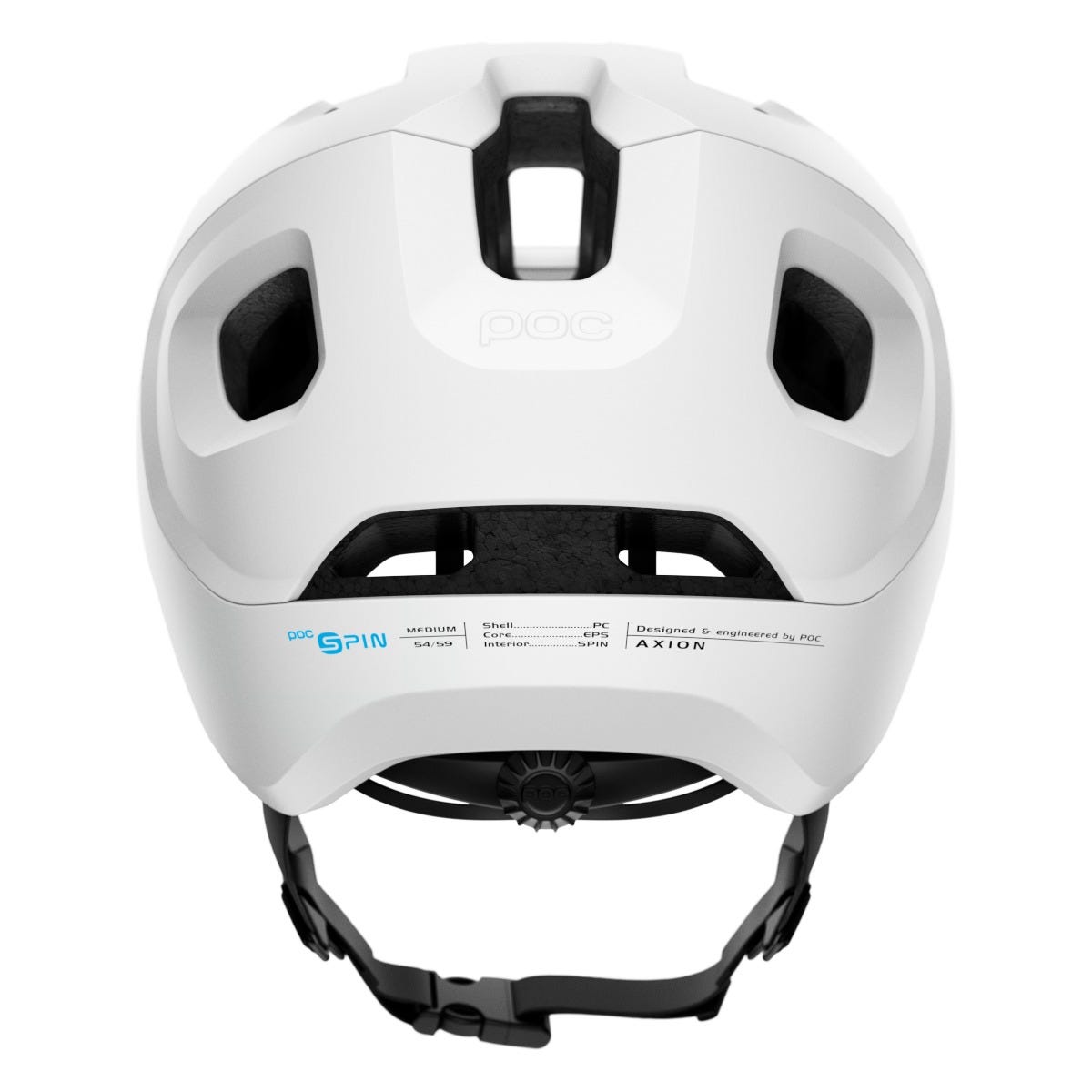 POC Axion SPIN Helmet Matt White