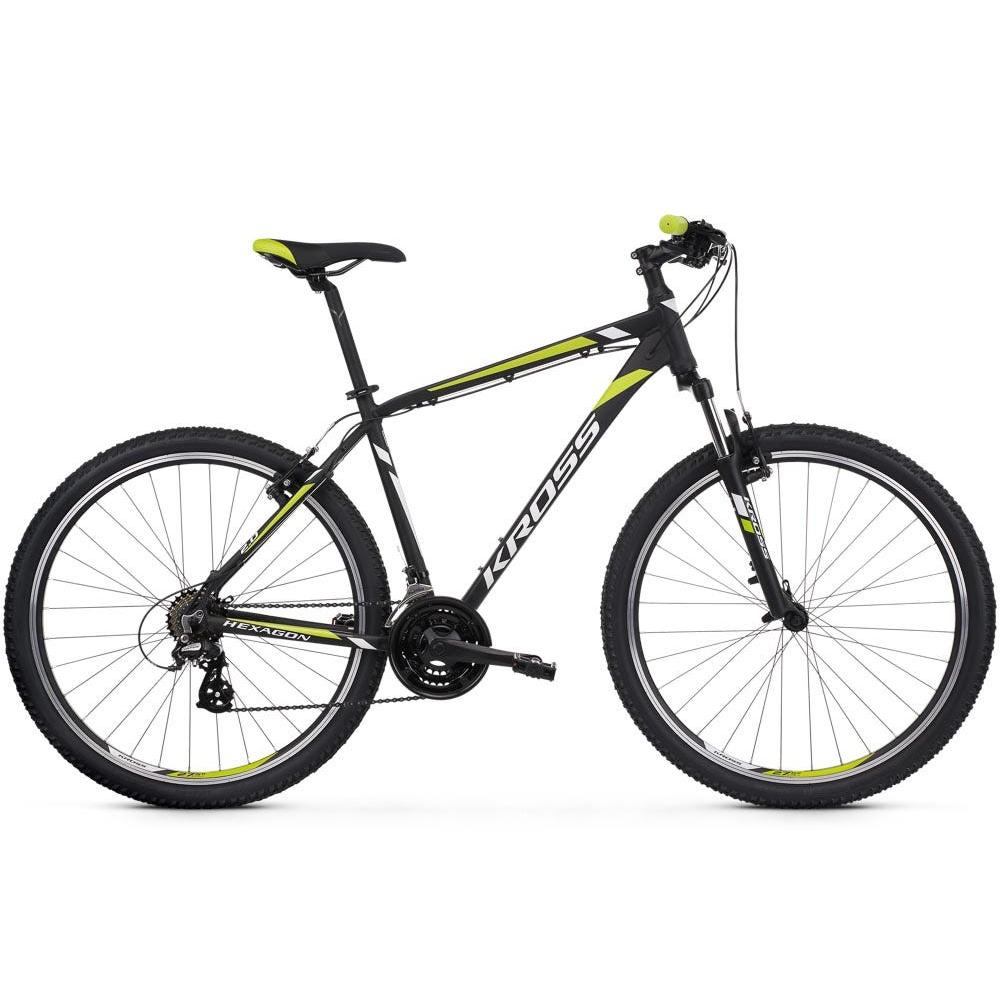 Kross Hexagon 2.0 26 Mountain Bike Black/White/Lime XS (2019)