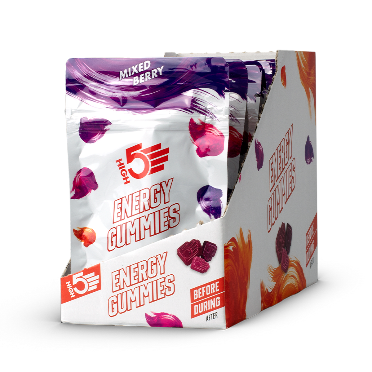 HIGH5 Energy Gummies Mixed Berry Box of 10