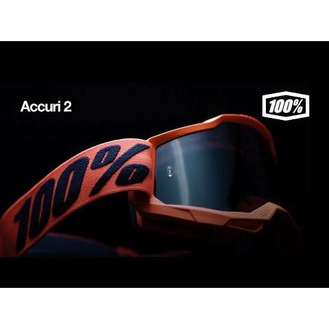 100% Accuri 2 Youth Goggles Neon Red