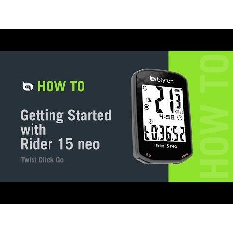Bryton Rider 15C Neo Bike Computer Bundle