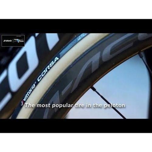 Vittoria Corsa Pro Folding Tyre 700 X 28C TLR G2 Black/Para