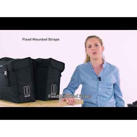 Basil Sport Design Double Pannier Bags 32L Black