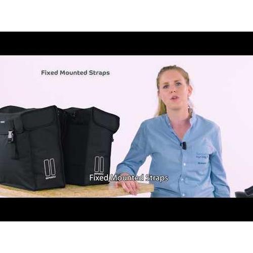 Basil Sport Design Double Pannier Bags 32L Black