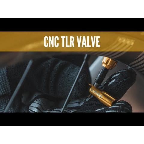 Lezyne CNC TLR Valves Black 44mm