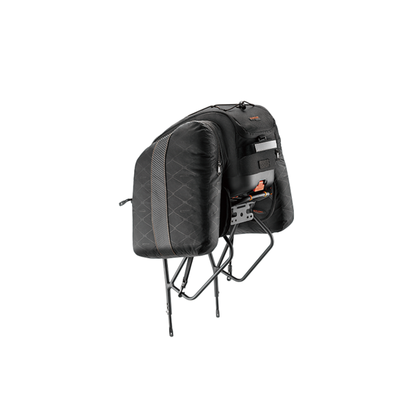 Ibera Pak Rak Multi Mount Expandable Pannier Bag 21L Black
