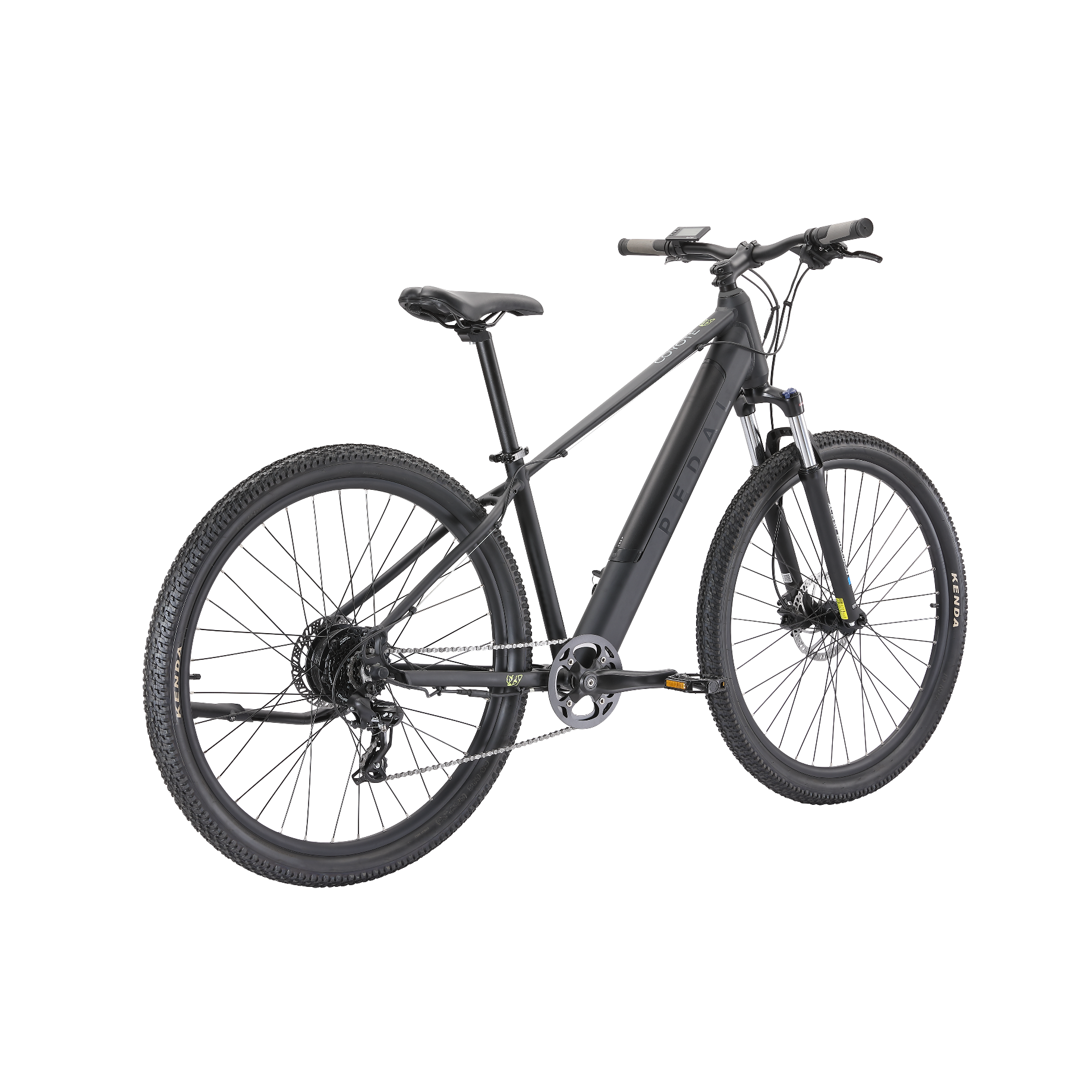 Pedal Coyote Electric Hardtail Mountain Bike Black