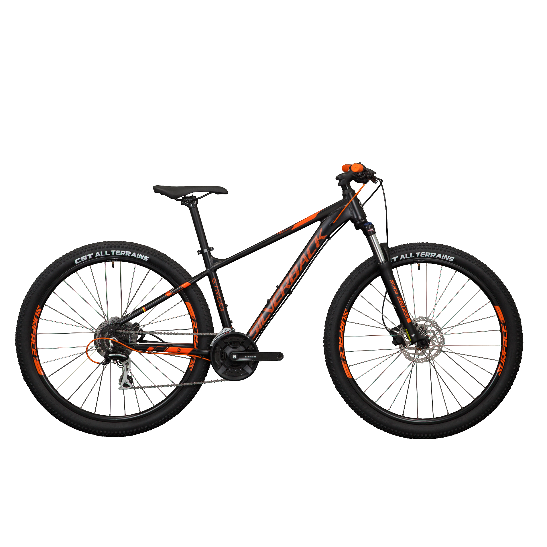 Silverback Stride 29 Comp Mountain Bike Matt Black/Monarch Orange (2020)