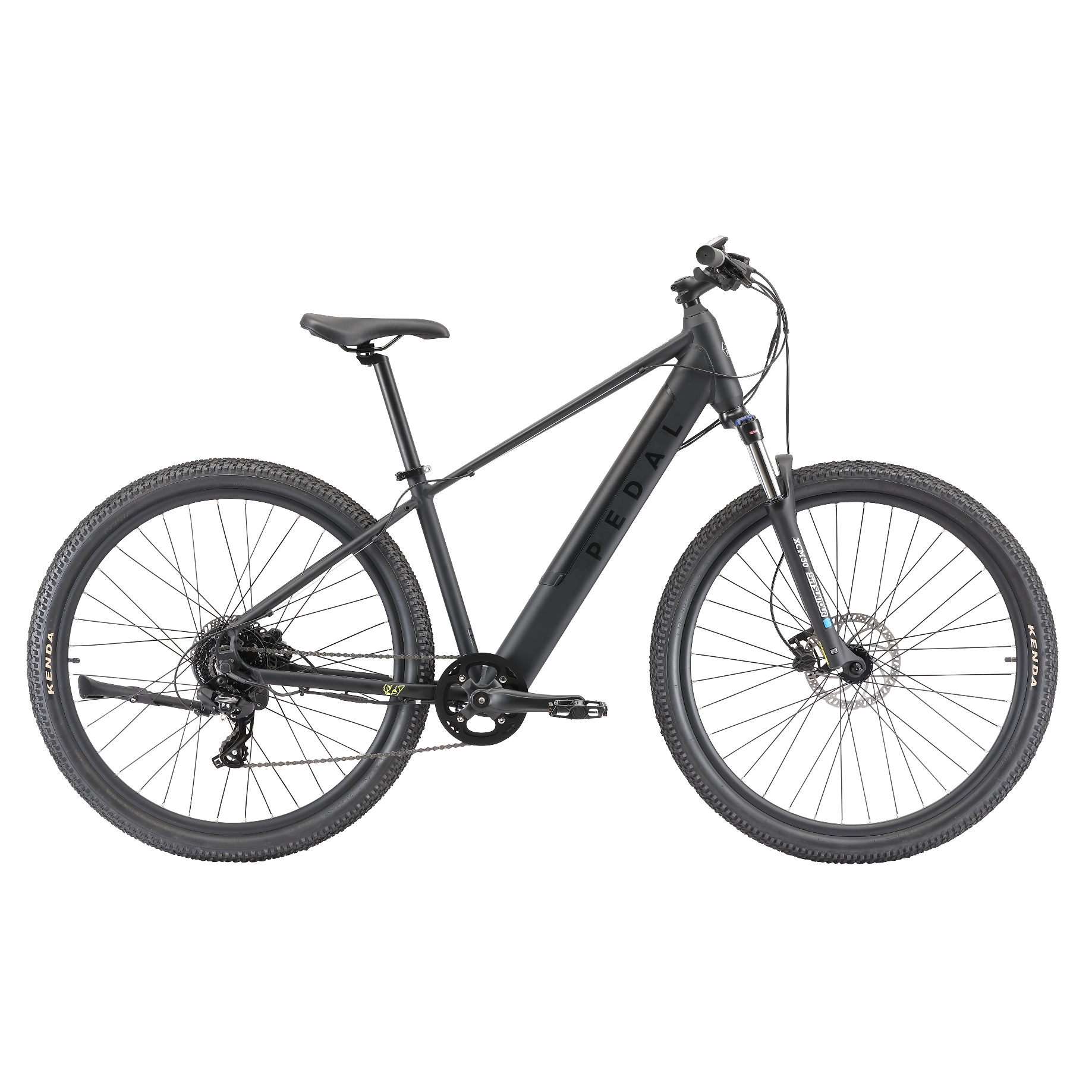 Pedal Coyote Electric Hardtail Mountain Bike Black