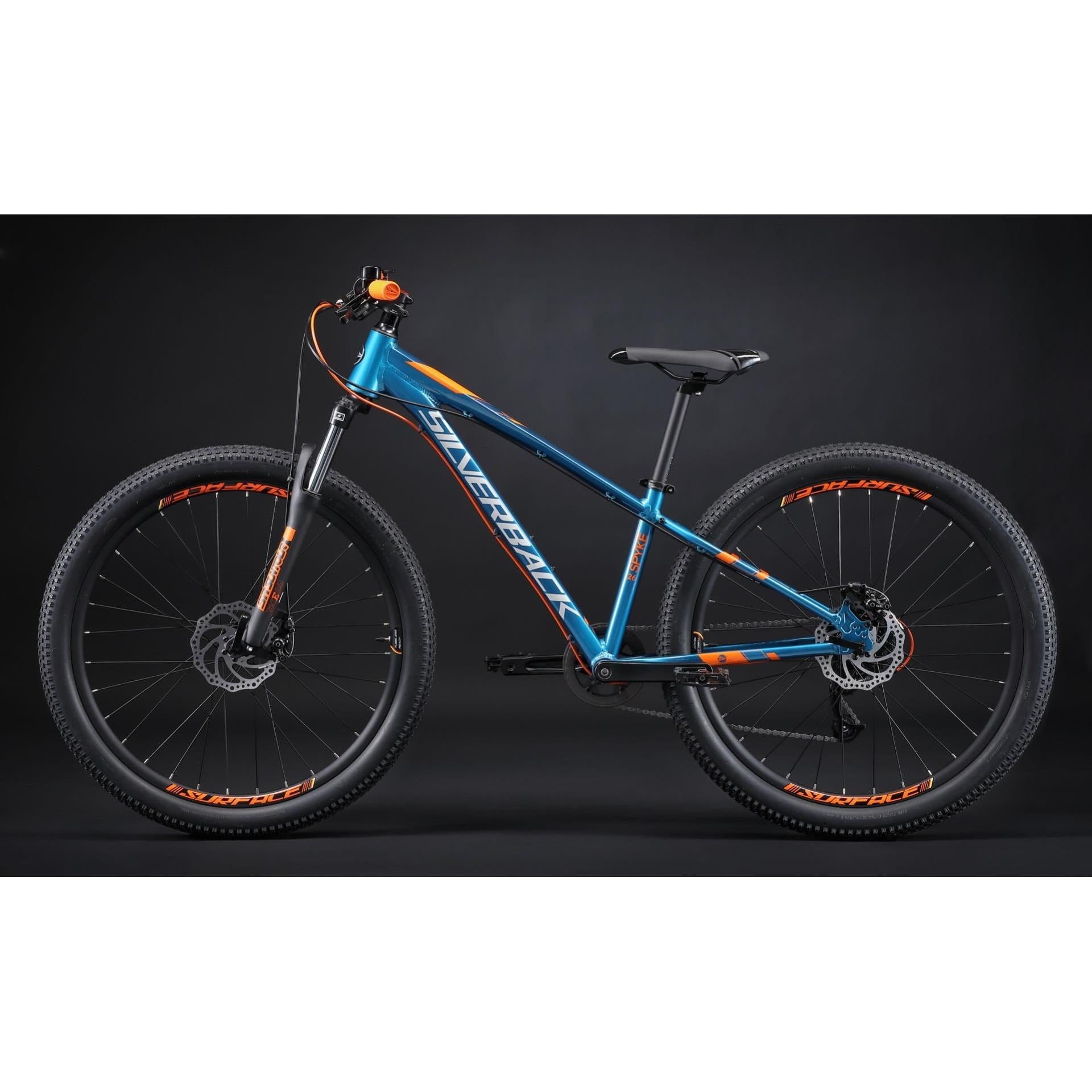 Silverback Spyke 26'' Kid's Mountain Bike Blue/Orange