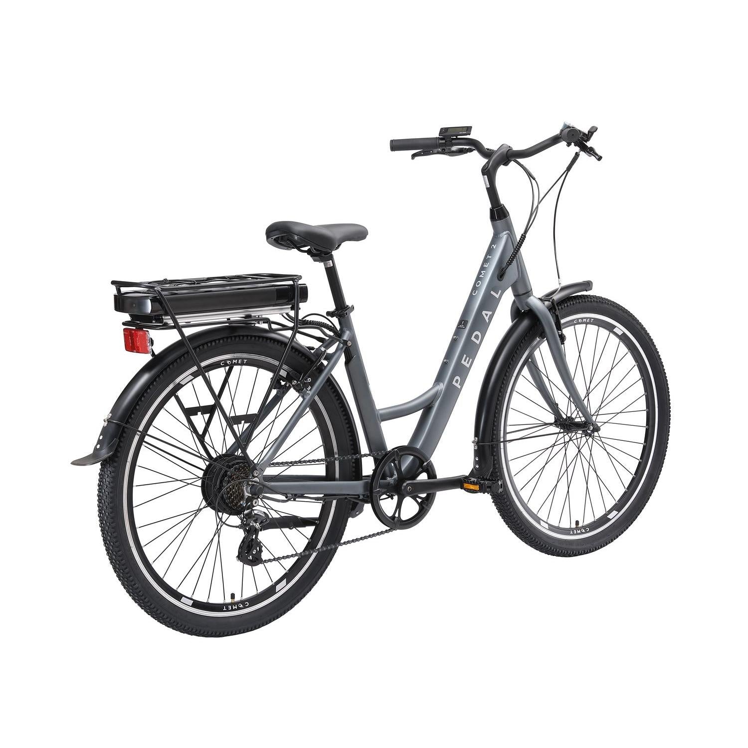 Pedal Comet 2 Step Through Electric Cruiser Bike Lunar Grey