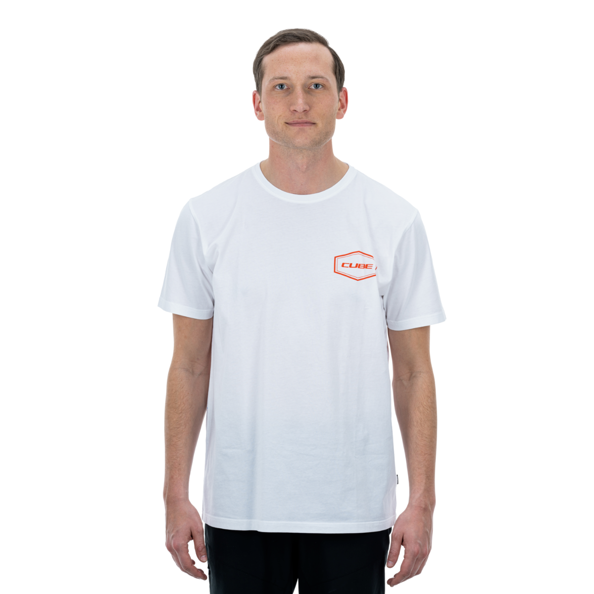 Cube Sushi Tube Organic T-Shirt White/Red