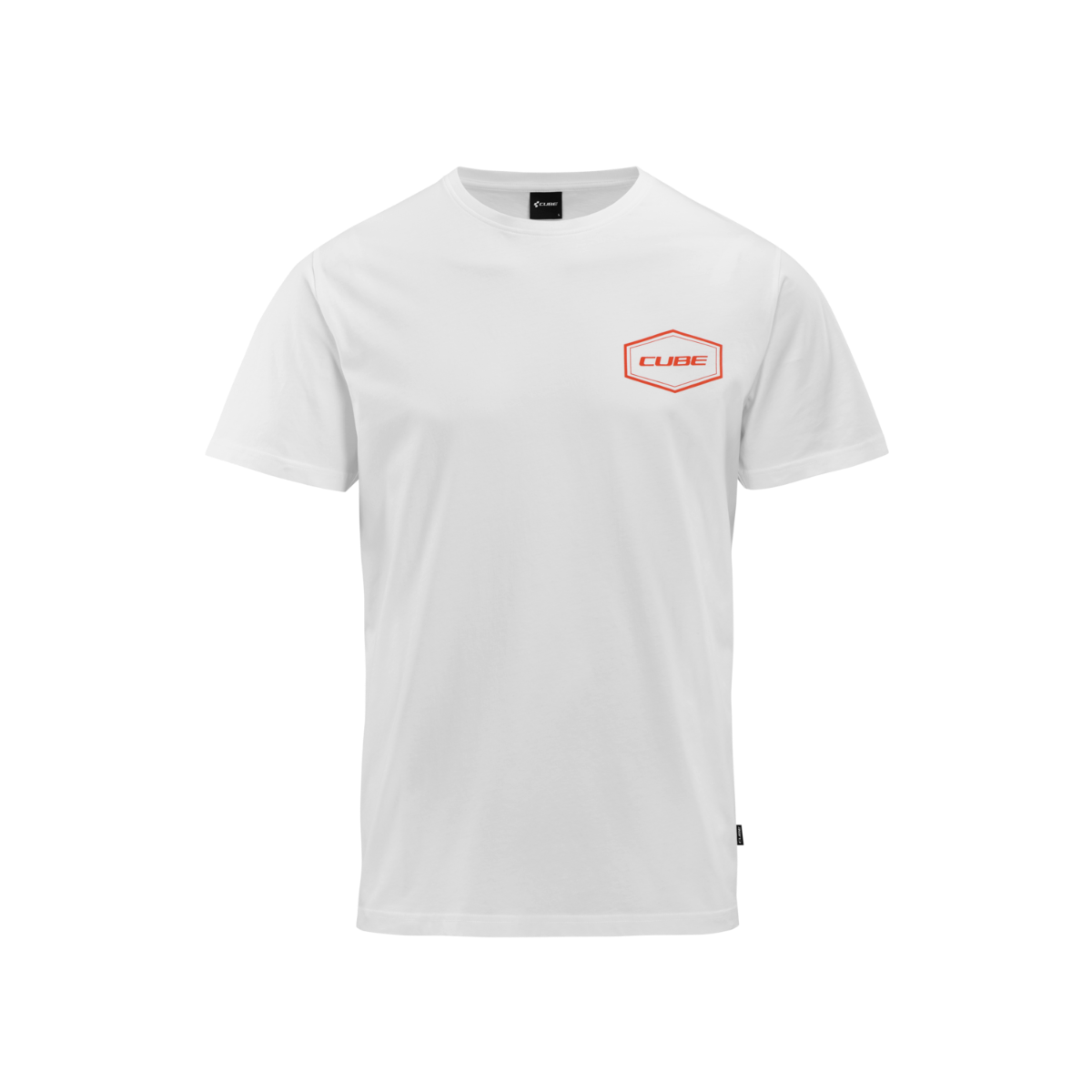 Cube Sushi Tube Organic T-Shirt White/Red