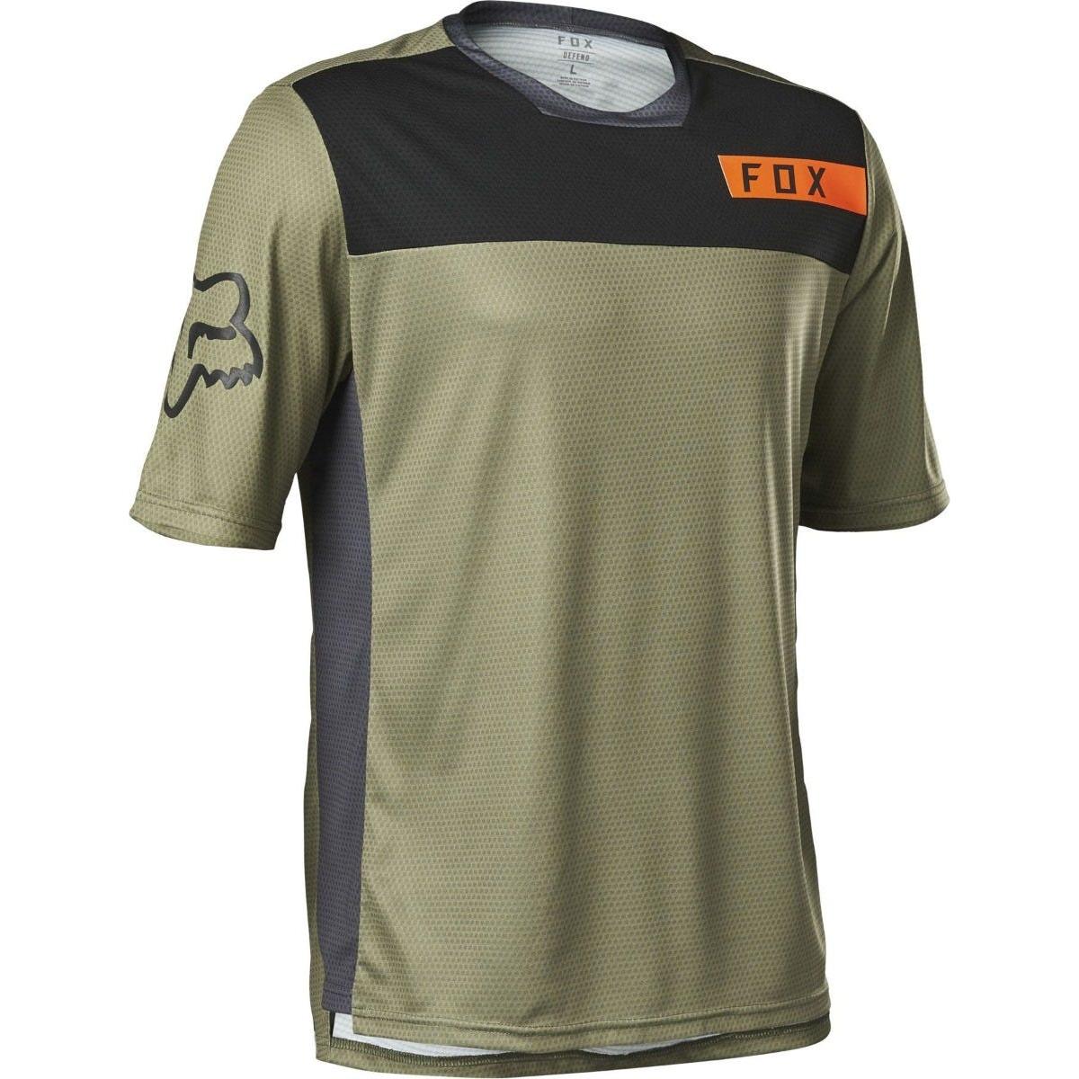 FOX Defend Moth Jersey Bark
