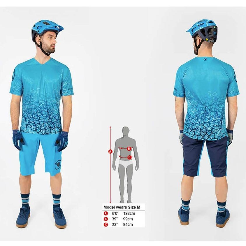 Endura Singletrack Print Tee LTD Short Sleeve Jersey Rusty Red