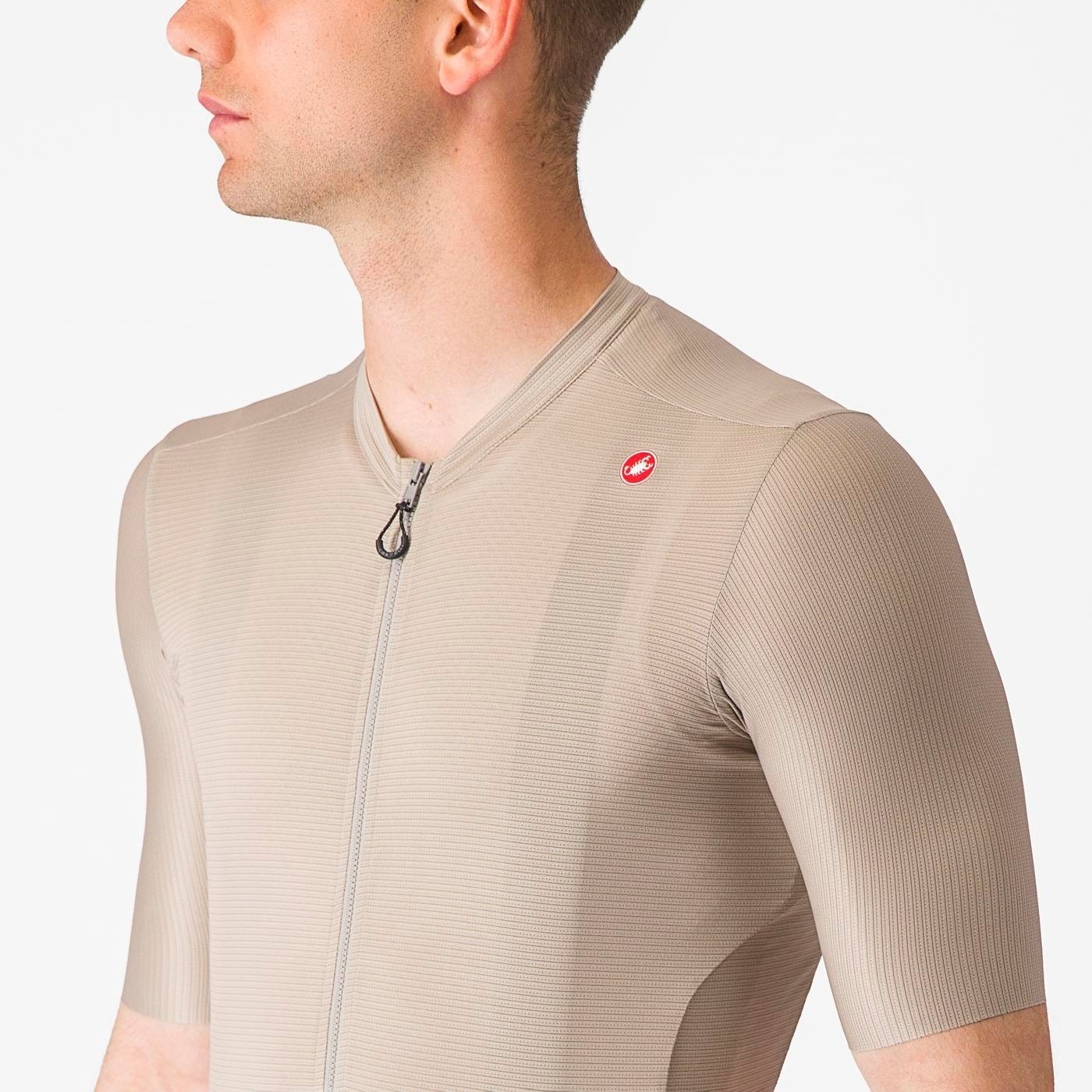 Castelli Espresso Short Sleeve Jersey Clay/Black