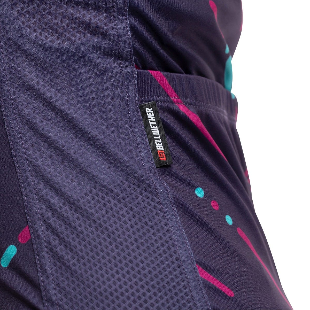 Bellwether Linear Short Sleeve Women's Jersey Plum