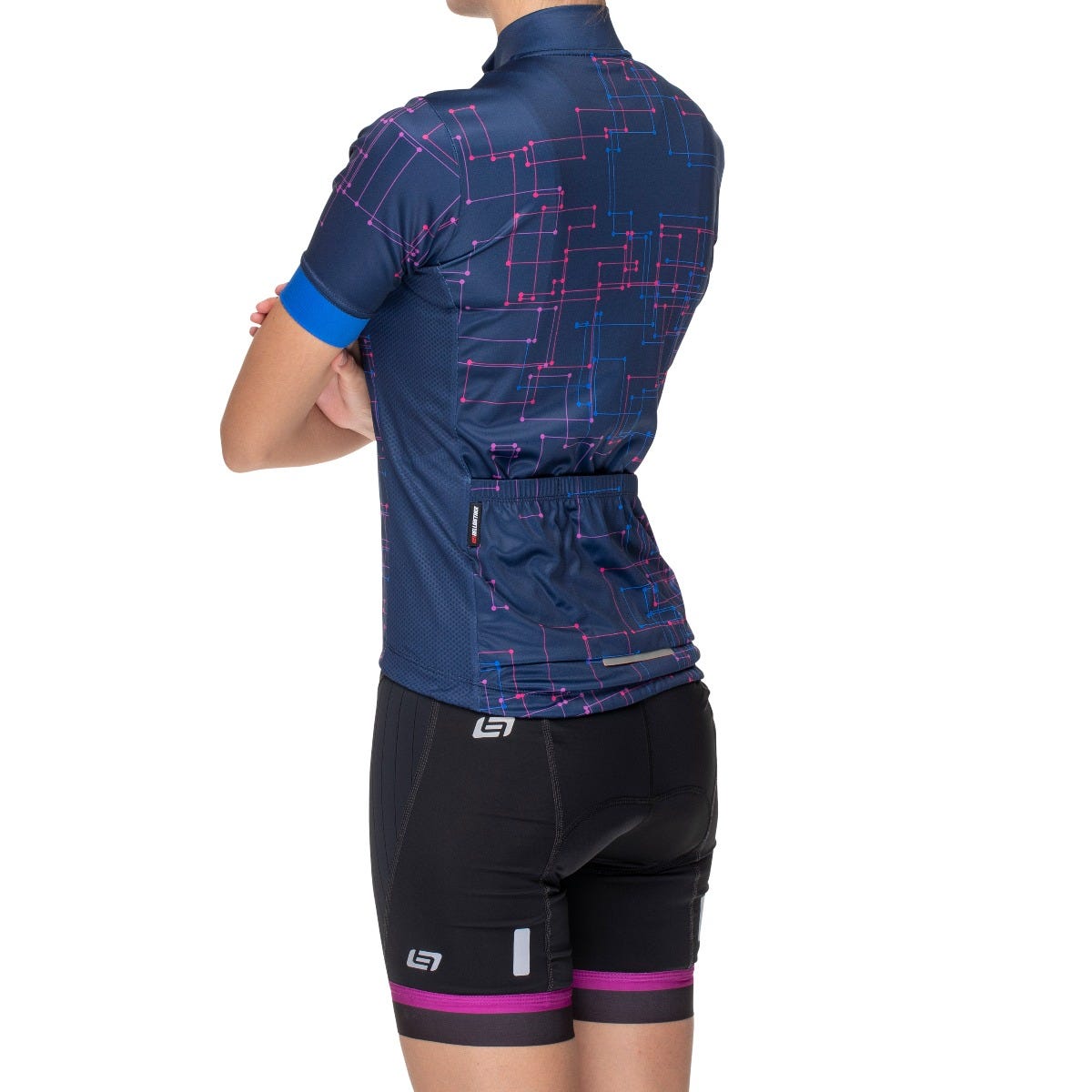 Bellwether Galaxy Women's Short Sleeve Jersey Navy