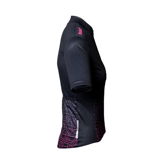 Pedal Womens Short Sleeve Jersey Black Pink
