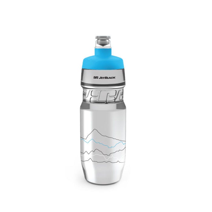 JetBlack Icon Bottle Clear Cyan 710mL